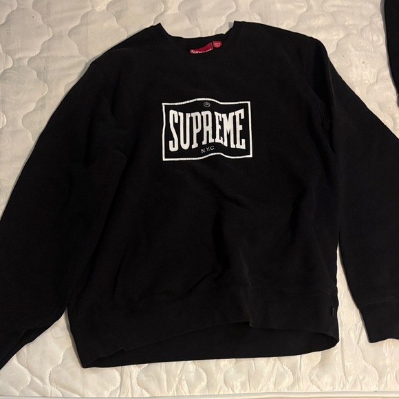 Supreme Other - Supreme Black Crewneck Sweater